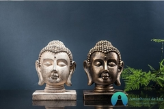 Escultura em Resina Face Buda Meditação - comprar online