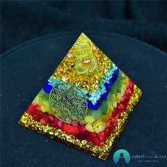 Orgonite Pirâmide Flor da Vida Estrela de Davi Flor Da Vida - Amanhecer de Luz - Seu Universo de Luz Loja Online de Artigos Religiosos