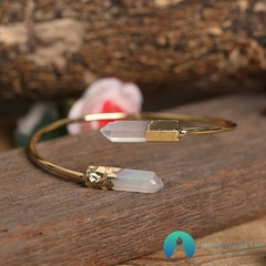 Pulseira em Pedra Natural Cristal de Quartzo