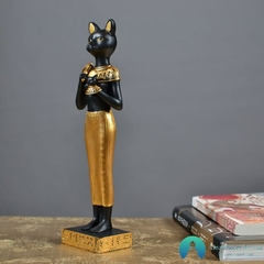 Escultura Deusa Egípcia Bastet em Resina Ornamental na internet