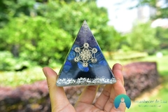 Orgonite Ametista Lapis Lazuli Obsdiana Cristal Branco - Amanhecer de Luz - Seu Universo de Luz Loja Online de Artigos Religiosos