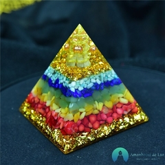 Orgonite Pirâmide Flor da Vida Estrela de Davi Flor Da Vida - comprar online