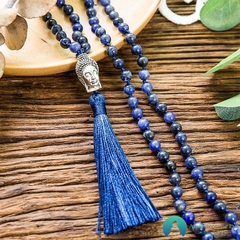 Japamala 108 Contas em Pedras Naturais Lapis Lazuli - comprar online