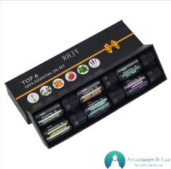 Kit 6 Óleos Essenciais Aromaterapia