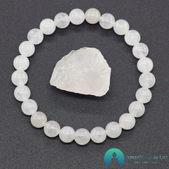 Pulseira de Pedra Quartzo Branco Orixá Oxalá