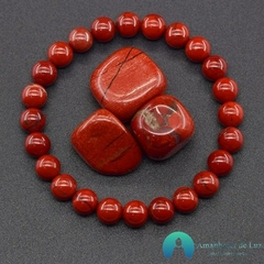 Pulseira Jaspe Vermelho Pedra Orixá Xangô