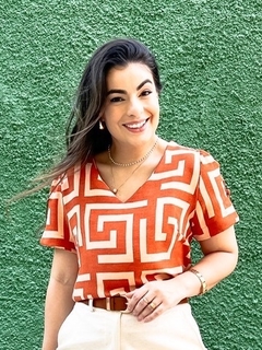 Blusa maguinha Marta - comprar online