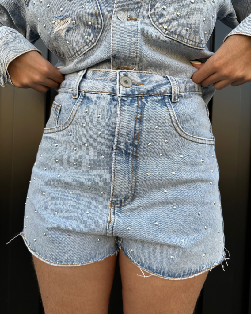 Short Jeans Brilhos - Comprar em Ju bor store