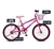 Bicicleta Aro 20 Jully Rosa Neon com Cestinha - Colli Bike - comprar online