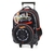 Mochila Infantil com Rodinha Hot Wheels G Preta - Luxcel - comprar online