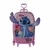 Mochila Infantil com Rodinha Stitch Rosa - Maxtoy