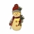 Boneco de Neve Decorativo C/ Luz 43cm em Poliéster Mabruk