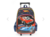 Mochila Infantil com Rodinha Hot Wheels Grande Azul - Luxcel