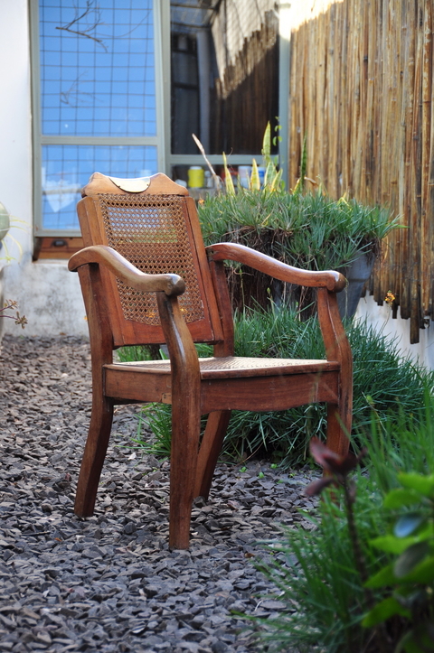 Sillón BARBERÍA inglés de cedro. Cód. 12078