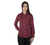 CAMISA SOCIAL FEMININA ML SLIM FLANELADA XADREZ VERMELHO/PRETO - comprar online