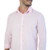 CAMISA SOCIAL MASCULINA MANGA LONGA SLIM FIT LINHO ROSA na internet