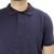 CAMISA POLO PIQUET PIMA COM ELASTANO LISA MARINHO - comprar online