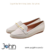 Sapatilha feminina Beira Rio off white 1417 - comprar online