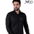 CAMISA SOCIAL MASCULINA MANGA LONGA SILM FIT FLAMÊ LEVE PRETO