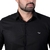 CAMISA SOCIAL MASCULINA MANGA LONGA SILM FIT FLAMÊ LEVE PRETO - John Wingsuit