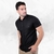 CAMISA SOCIAL MASCULINA MC SLIM FIT FLAMÊ PRETO - comprar online