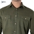 CAMISA MANGA LONGA SLIM FIT SARJA VERDE MUSGO na internet