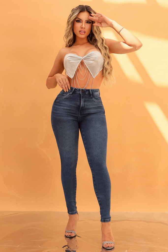 Calça Jeans Feminina Skinny