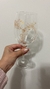 Taça de vinho em vidro (pintada a mão)