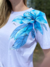 Camiseta Flor Azul