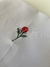 Imagem do Guardanapo de tecido - Bordado Rosa