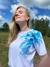 Camiseta Flor Azul - comprar online