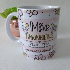 Caneca Aniversário na internet