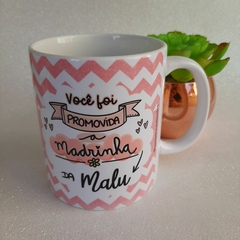 Caneca Padrinhos Batismo - Nani Personalizados