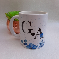 Caneca Alfabeto Floral - comprar online