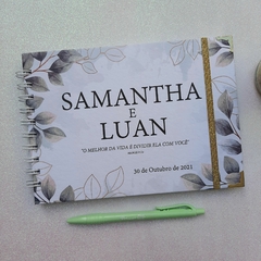 Caderno de Recados Casamento