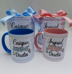 Caneca com Tubolata Padrinhos Batismo