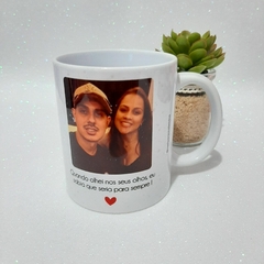 Caneca Dia dos Namorados com Foto - Nani Personalizados