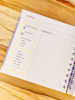 Caderno de Receitas - Nani Personalizados