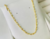 CHOKER ELOS CARTIER P - BANHADO A OURO 18K