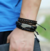 PULSEIRAS MASCULINAS EM COURO KIT COM 3