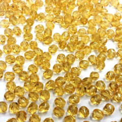 Conta Cristal Jablonex 8mm - Amarelo - comprar online