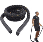 Comba de saltar pesada – Cuerda de saltar ajustable con bajo nivel de ruido  | Dispositivo de entrenamiento de fitness para hombres y mujeres, cuerda