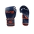 Guantes de boxeo en piel genuina ofreciéndote mayor durabilidad y seguridad en entrenamiento con cierre Velcro color azul