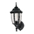 Arbotante tipo farol tradicional soportado p/exterior, negro