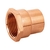 Conector de cobre, rosca interior 1', Foset