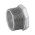 Reducción bushing acero galvanizado 1-1/4 x 1', Foset