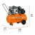 Compresor de aire, con banda, horizontal 60L 4HP 127V Truper - Konstru Tools ®