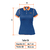 Playera polo performance para mujer, azul, CH, Truper - tienda en línea