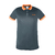 Playera polo performance para hombre, gris, CH, Truper