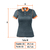 Playera polo performance para mujer, gris, M, Truper - tienda en línea